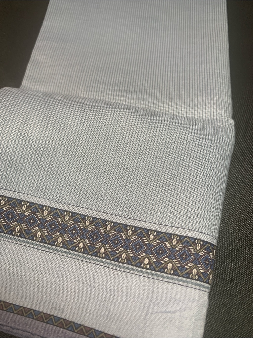 Yves Saint Laurent Handkerchief- Light Blue & Lavender - Picture 13 of 13